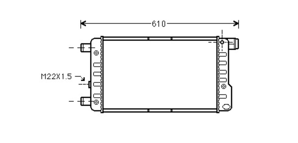 RADIATORE per FIAT